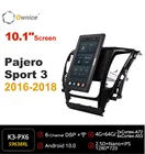 10,1 дюймовый 720P Ownice Android 10,0 автомобильный радиоприемник forMitsubishi Pajero Sport 3 2016-2018 GPS Автомобильный плеер, вращающийся IPS