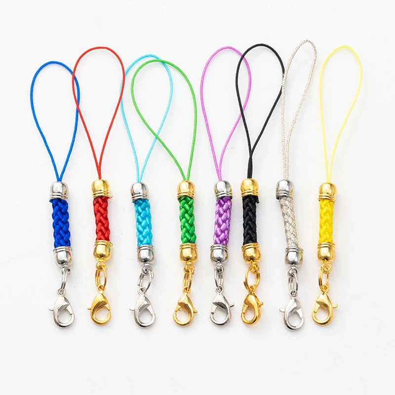 

10pcs Phone Straps Hang Rope Keycord Lanyard Multicolor Anti-Lost Rope Handmade Accessories