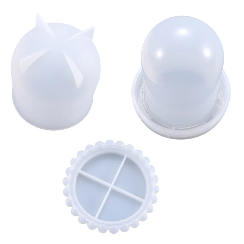 

Crystal Epoxy Resin Mold DIY Crafts Making Tool Dice Cup Casting Silicone Mould