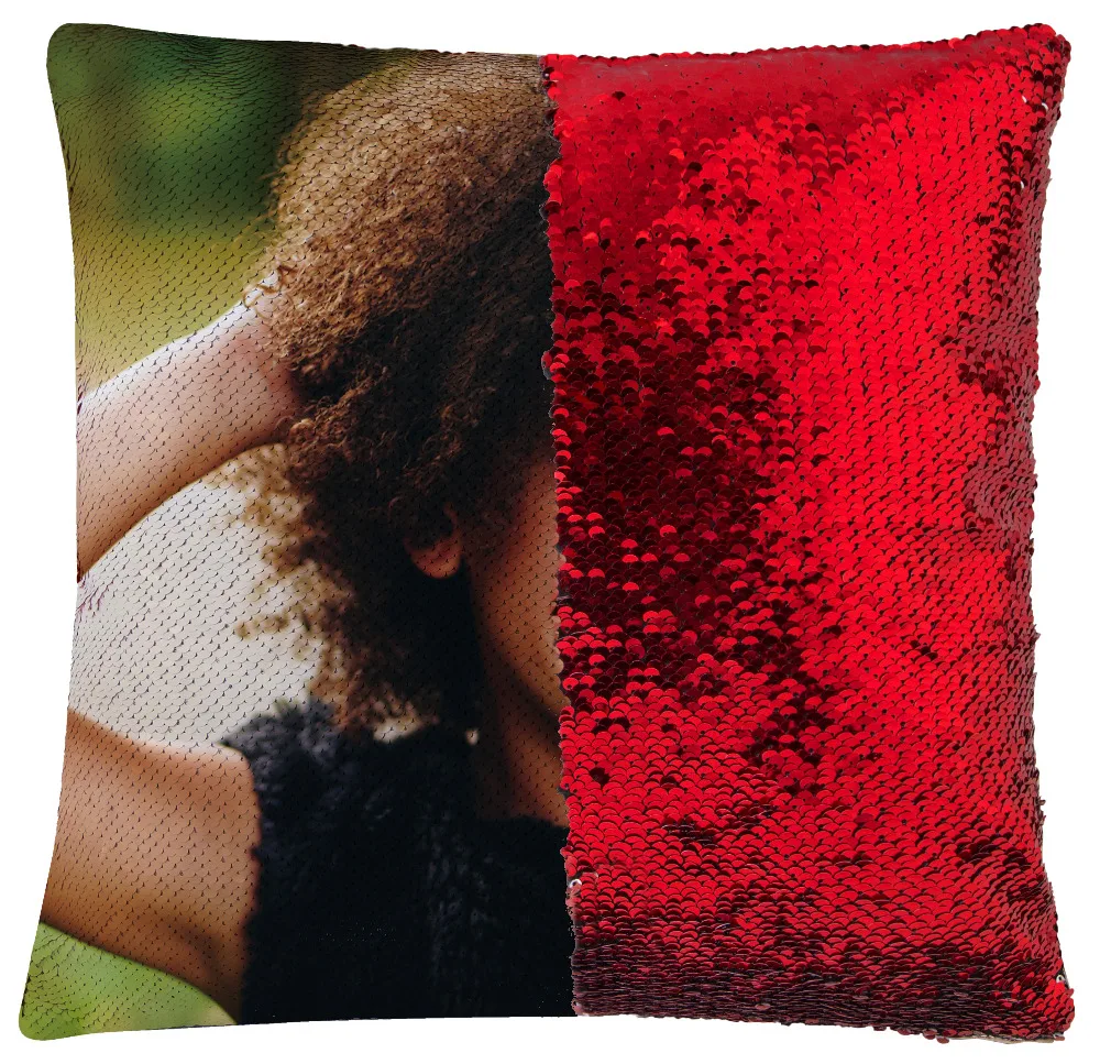 Чехол для подушки Fuwatacchi на заказ с изображением Русалочки подушка со стразами