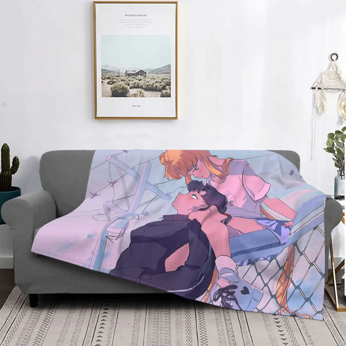 

Usagi Tsukino Seiya Kou Blanket Bedspread Plaid Children'S Blanket Bedspread Double Faux Fur Bedspread