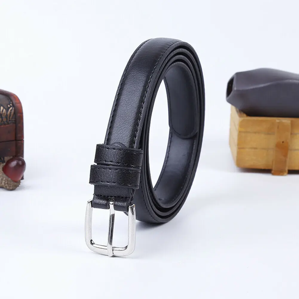 Ремень с металлической пряжкой для мужчин и женщин брендовый облегающий