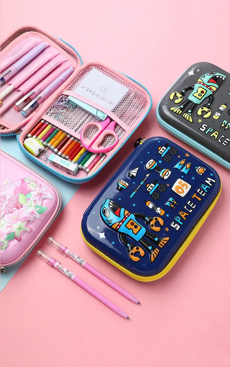 Пенал с единорогом чехол Kawaii милый пенал для карандашей trousse школьников большой емкости, Карандаш Чехол ручка чехол школьные принадлежности для девочек и мальчиков