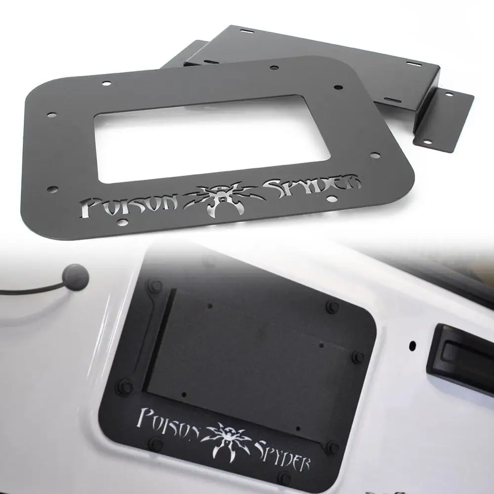 

Текстурная запасная опора для шин, удаляемая заполняющая пластина для Jeep Wrangler 2010-2017, внешние черные автомобильные аксессуары, алюминий