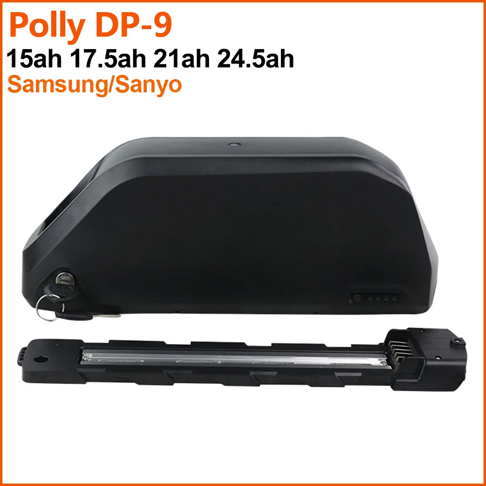 

Polly DP-9 e-Bike Battery 48V 24.5Ah 15Ah 18Ah 21Ah 52V 21Ah Samsung Lithium Cell Downtube Battery for 1000W 750W 500W Motor Po