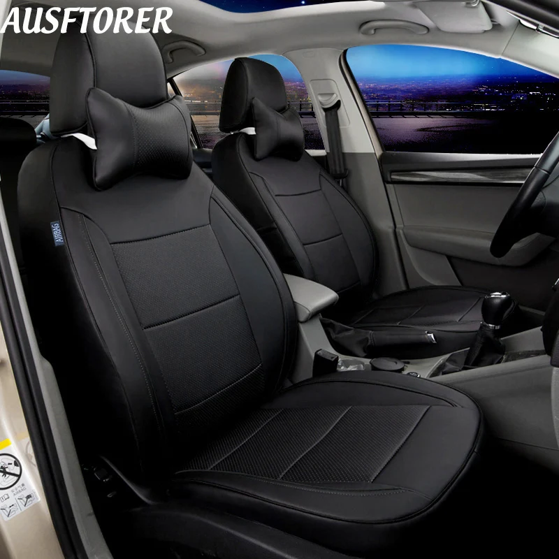 Чехлы на сиденья AUSFTORER для Mazda чехлы из воловьей кожи автомобилей аксессуары