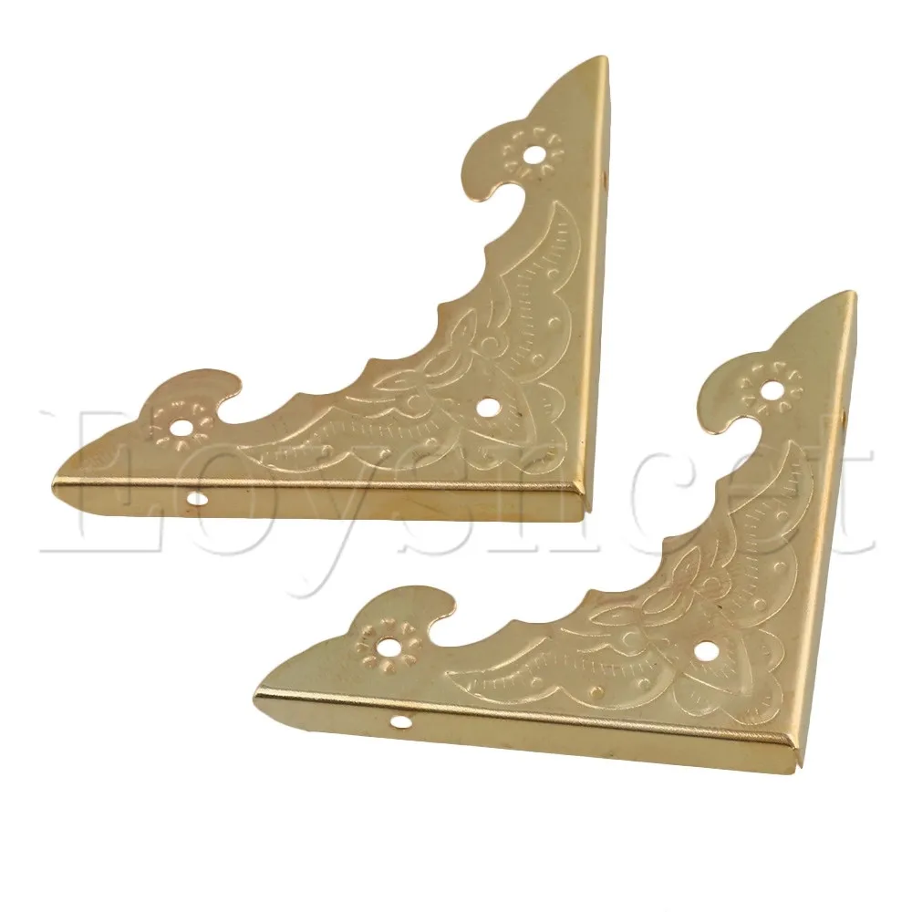 10 х коробка ювелирных изделий подарка вина чехол угловой 40x40 мм Золотой летучая