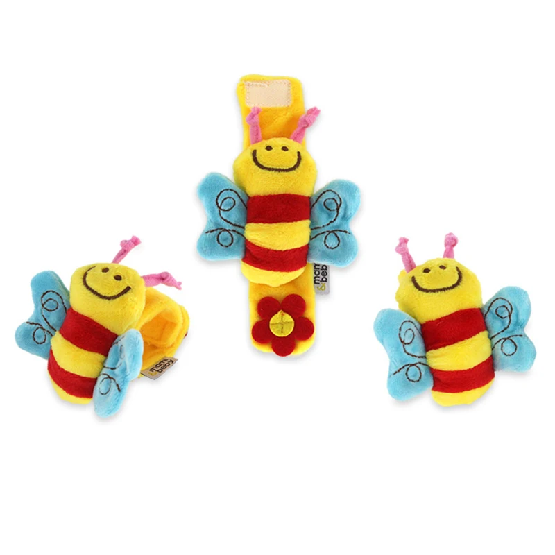 

Baby Wrist Rattle Toys Newborn Baby Toys 0-12 Months Cartoon Animal Lion Handbell Soft Plush Mobile Rattles Educational Toy Gift