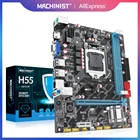 Материнская плата MACHINIST H55 с поддержкой процессора Intel Xeon Core 23, максимальный объем ОЗУ 2,0 ГБ