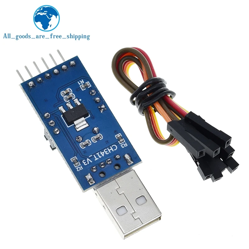 2-в-1 модуль CH341T 3 В 5 в USB для I2C IIC UART TTL одночипового последовательного порта