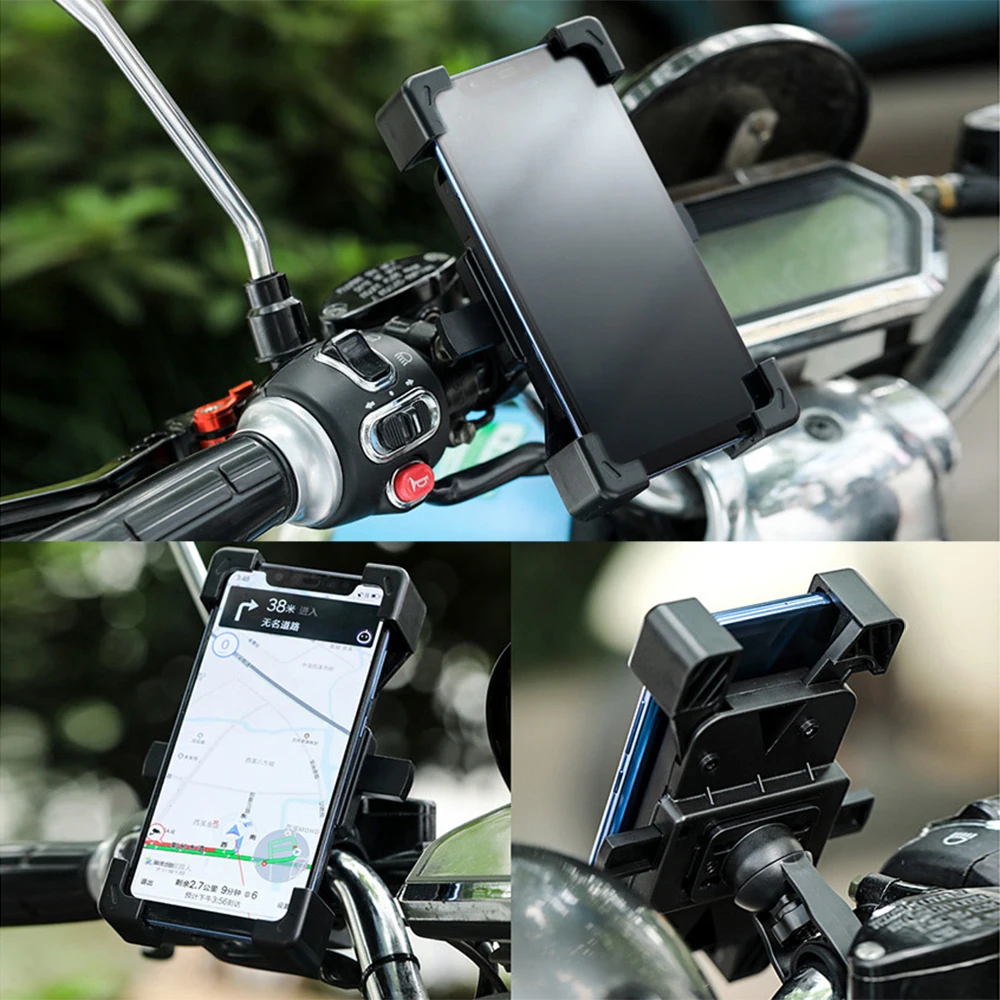 

Bicycle Phone Holder 360 Rotation Phone Mount Adjustable Mobile Phone Support Bike Mobilephone Mount Holder