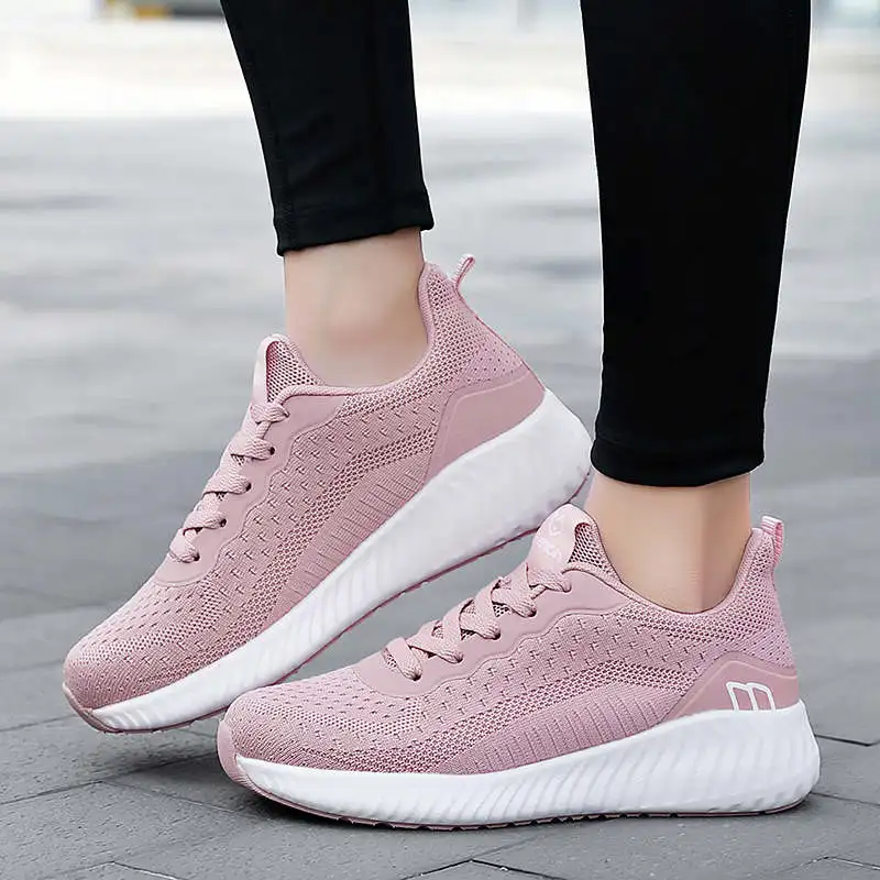 

Женская спортивная обувь Shuz, кроссовки для бега, прочные спортивные кроссовки с резиновой подошвой, Женская Вулканизированная обувь для бе...