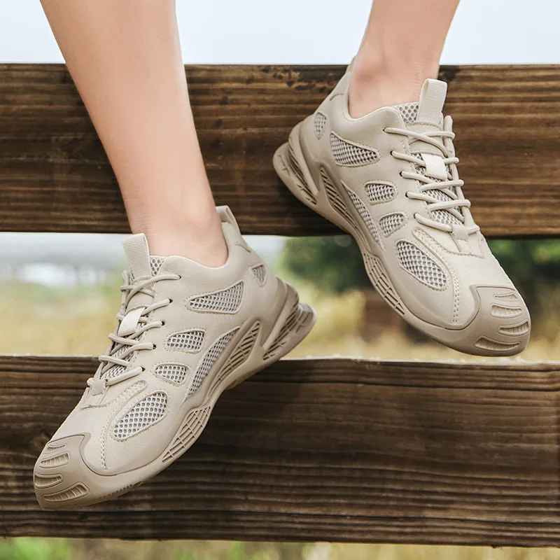 

Quality Breathable Men Casual Shoes Outdoor Fashion Men Sneakers Non-slip Wear-resistant Walking Shoes Men