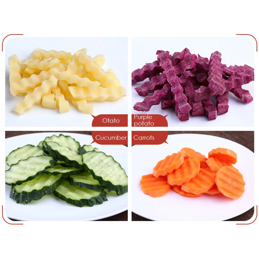 

Crinkle Cutter Wavy Slicer Cutting Tool Potato Wavy Cutter Stainless Steel Slicer Vegetable Cutter Shredder Kitchen Gadgets