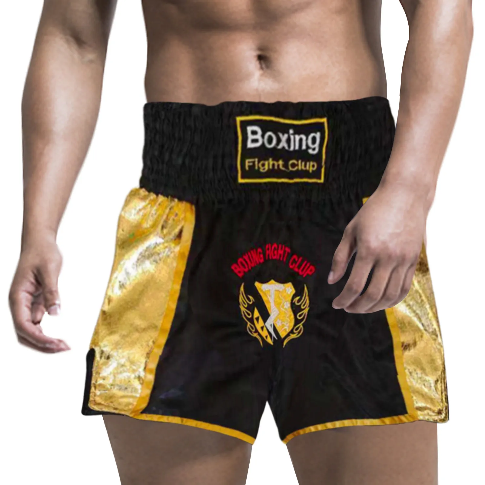 Боксерские штаны Muay Thai шорты для взрослых легкие дышащие тренировочные мужчин и