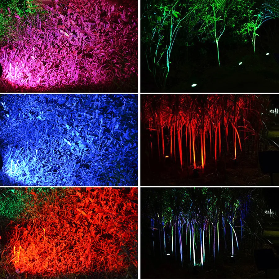 Thrisdar подводный светильник на солнечной батарее водонепроницаемый IP68 RGB