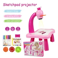 3 models children led projector art drawing table toys kids painting board desk arts crafts educational learning paint tools toy