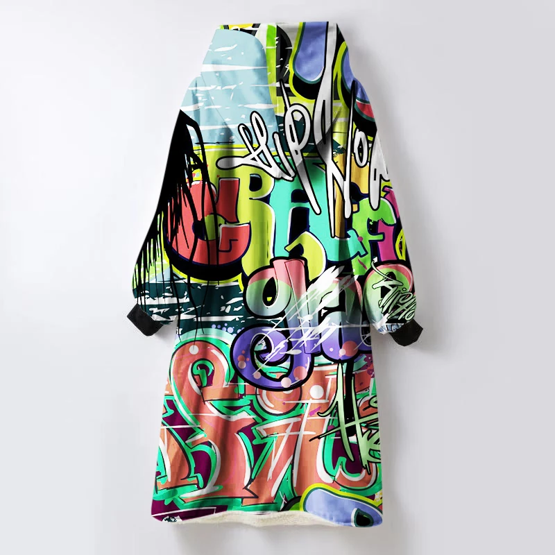 Потрясающий женский плюшевый флисовый свитер из микрофибры с рукавами