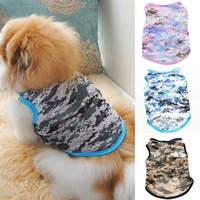 cute pet vest printed vest breathable summer vest cool dog vest mesh camouflage vest cute printed puppy for small and medium dog