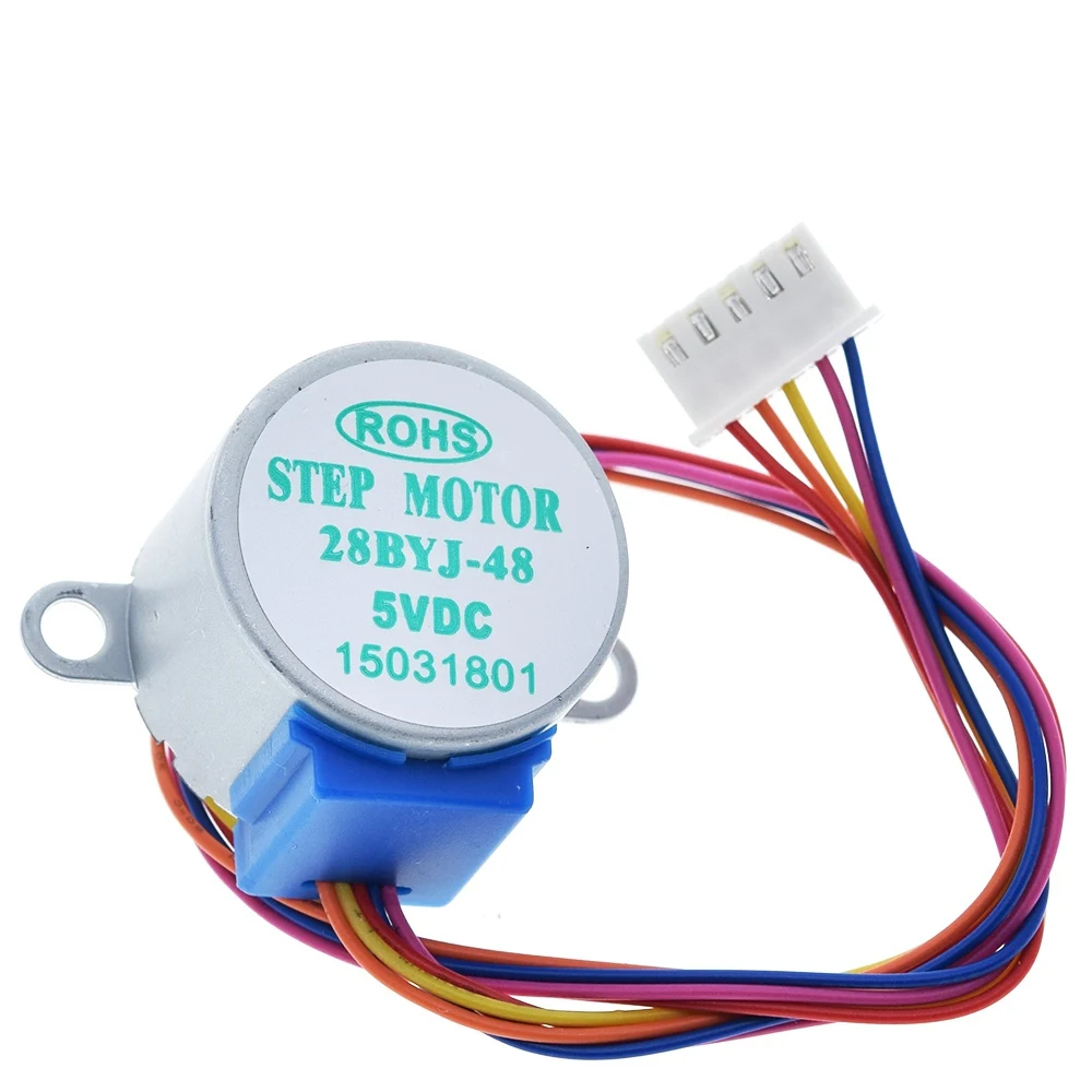 TZT 1 лот 28BYJ-48-5V 4 фазы шаговый двигатель+ плата драйвера ULN2003 для Arduino 1 x шаговый двигатель+ 1x ULN2003 плата драйвера