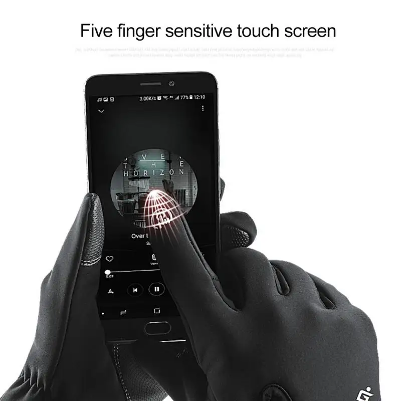 Unisex Touchscreen Winter Thermal Warm Cycling Bicycle Bike Ski Outdoor Camping Hiking Motorcycle Gloves Sports Full Finger