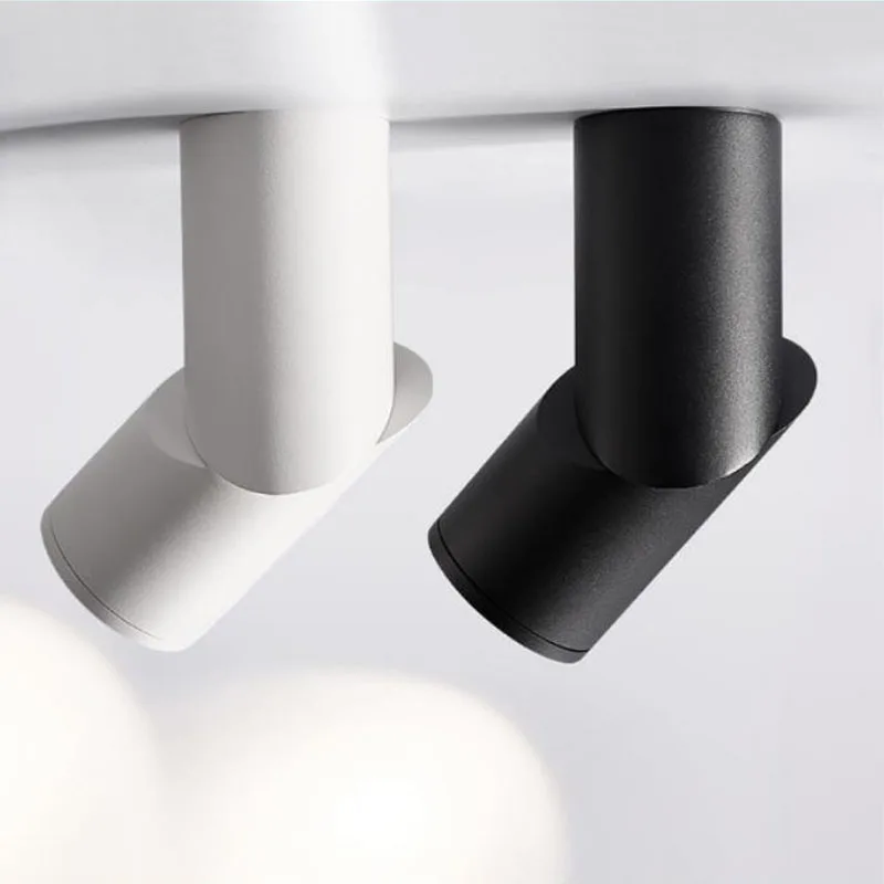 $13.92 Dimmable Rotating LED Downlights 7W9W12W15W COB LED Ceiling Spot Lights AC110-220V LED Wall Lamp Warm Cold White Indoor Lighting