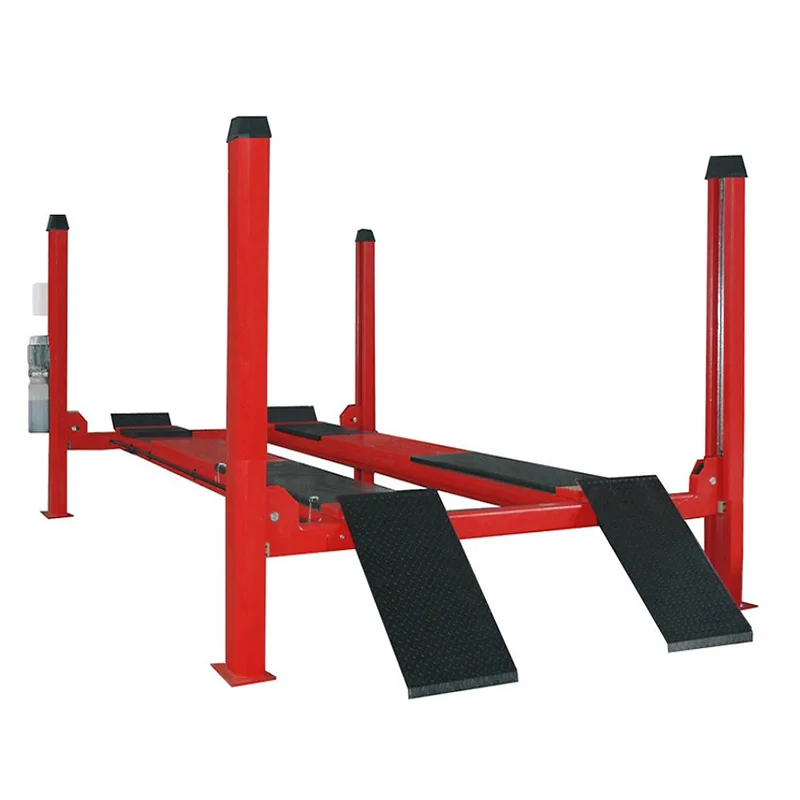 Хорошая производительность напольная плита 4 тонны четырехстоечный подъемник