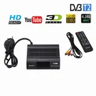 Новинка Цифровой ТВ-тюнер DVB T2 HD 1080P H.265 ТВ-приемник Full HD DVBT2 телеприставка приемник Wi-Fi + пульт дистанционного управления DVB-T Youtube