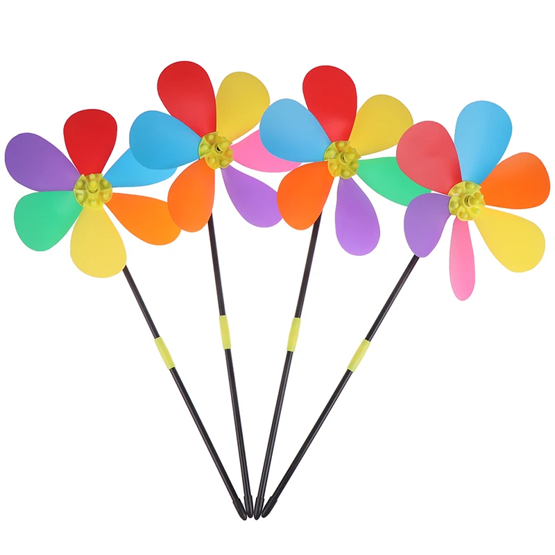 

1 шт. цветной цветок Спиннер ветряная мельница уличный Декор детские игрушки