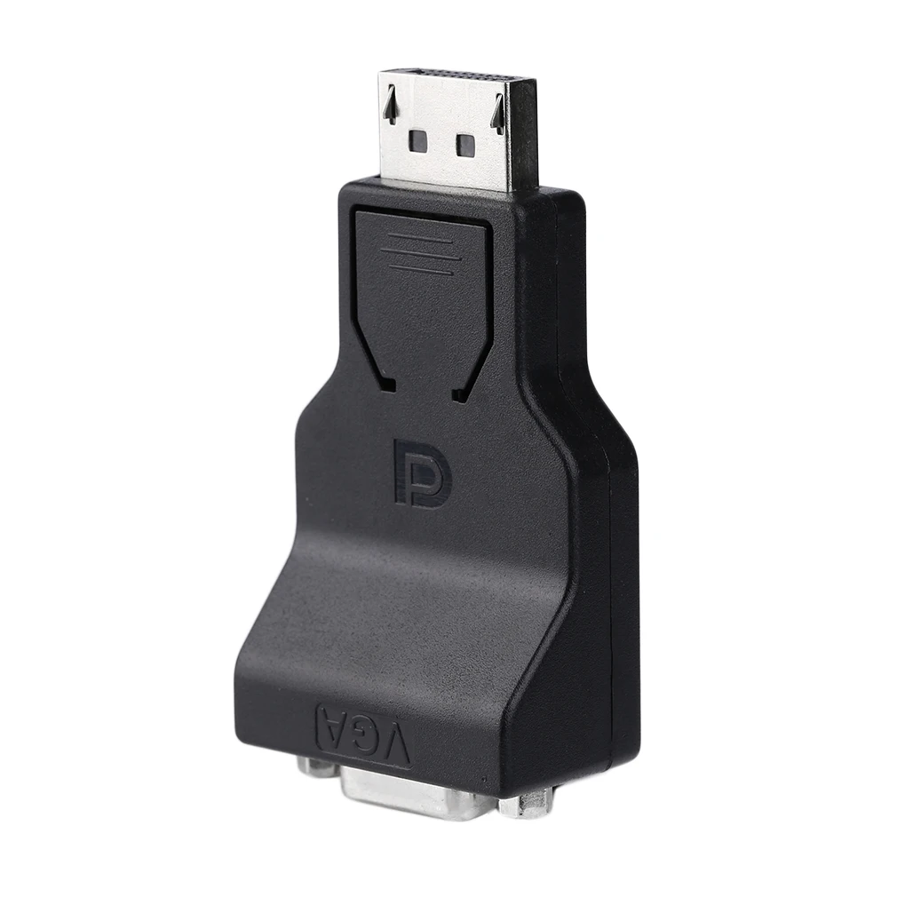Профессиональный адаптер Displayport в HDB15P никелированный преобразователь DP Male Female| |