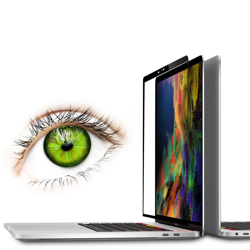 Защитная пленка для MacBook Pro 13 Air Mac book 11 air 12 Retina pro 2018 черная рамка|Защитные экраны