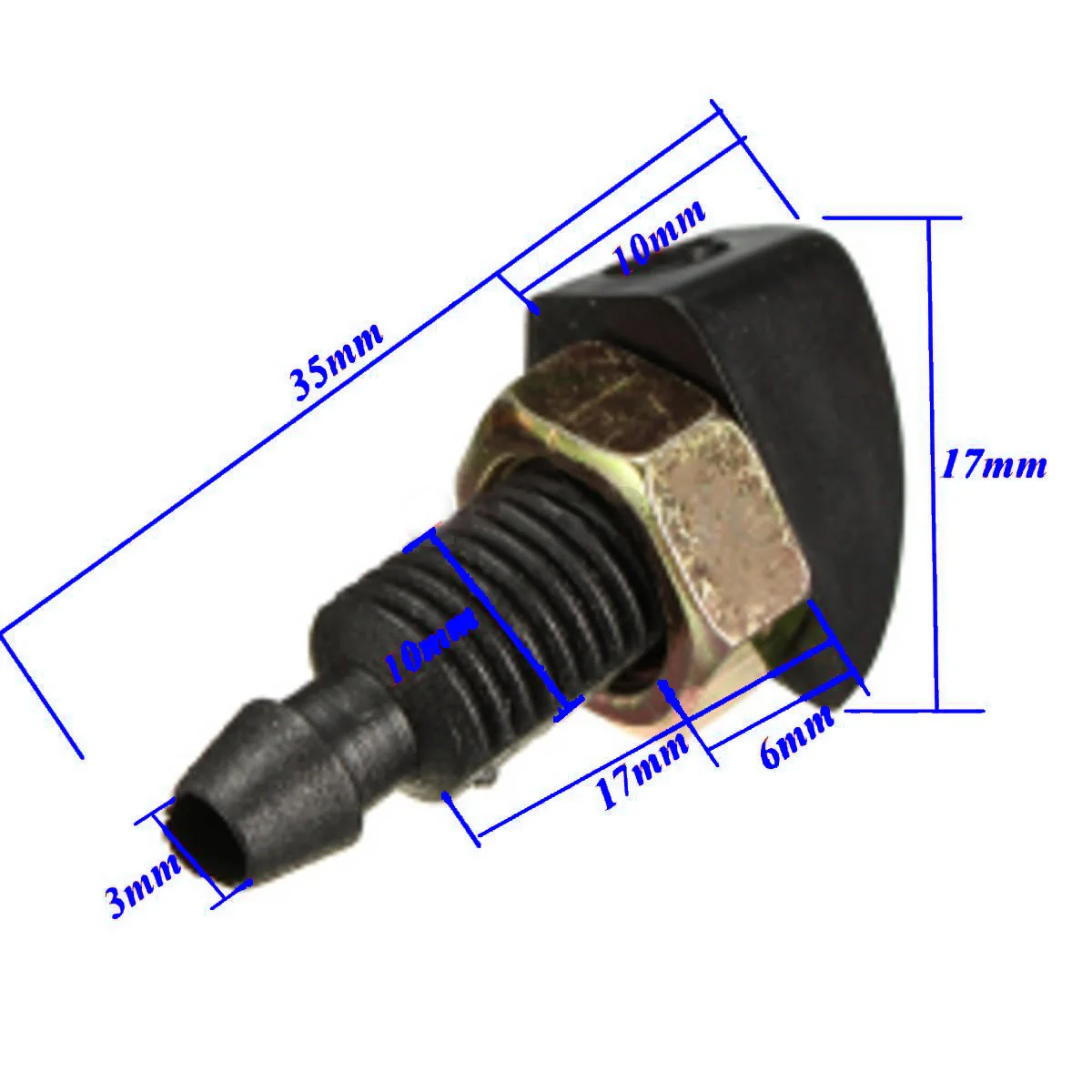 Универсальная Форсунка для мытья ветрового стекла распылитель воды с двойным