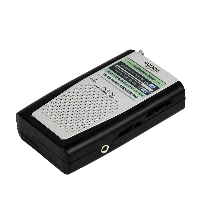 Карманная цифровая универсальная телескопическая мини-антенна AM/FM с динамиком и