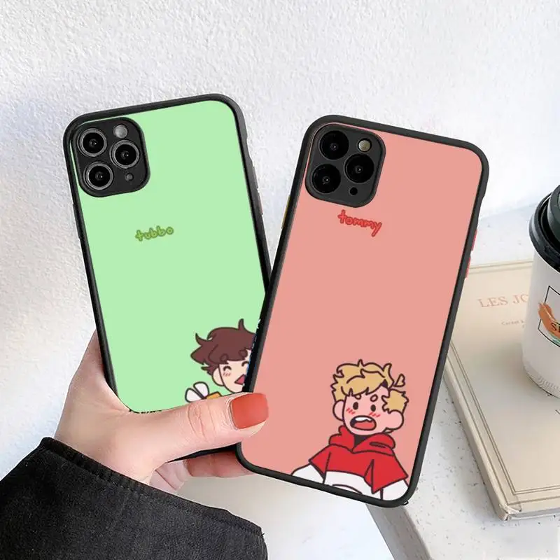 

Dream Smp Phone Case For iphone 12 11 8 7 plus mini x xs xr pro max matte transparent cover