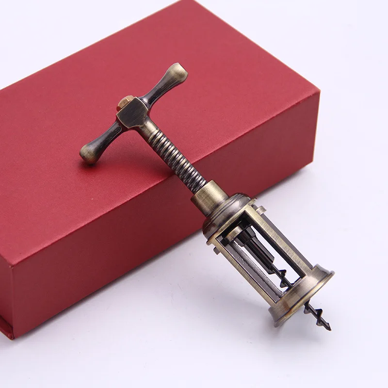 Классический Бронзовый Цвет открывалка для бутылок вина штопор из сплава цинка Т