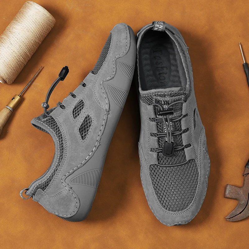 Basket Homme 2021 Summer Mens Trekking Shoes Hiking Shoes Mountain Walking Sneakers Man Auqa Sports Shoes Breathable Climbing