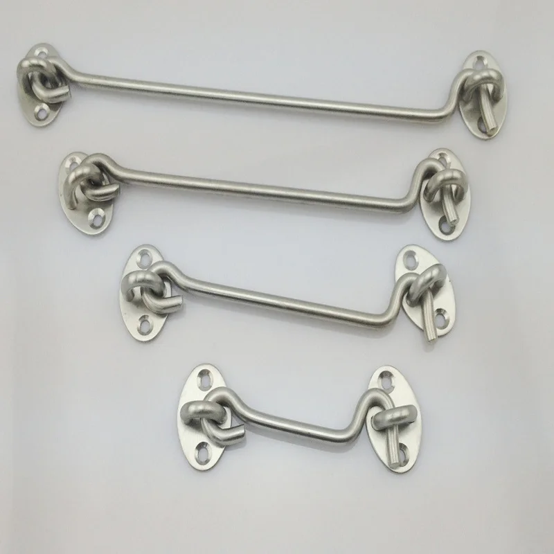 3 8 дюймов металлический дверной держатель замок полумесяц окна безопасности