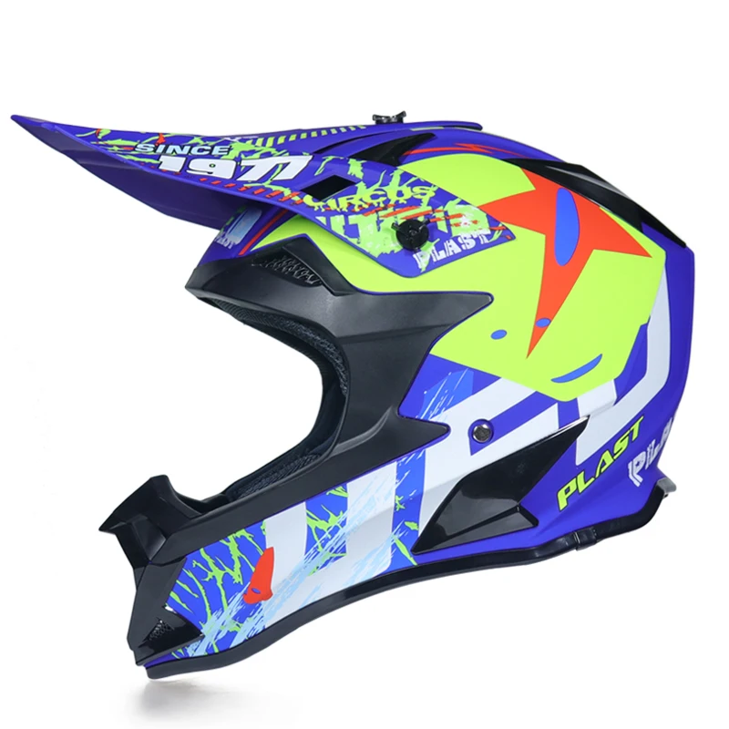 Светильник для внедорожных мотоциклетных шлемов для горных гонок, шлем для мотоциклистов - Цвет: 1b