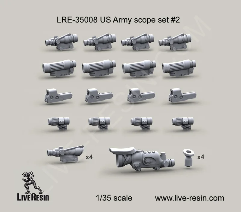 Живая Смола LRE-35008 1/35 армии США набор 2 | Игрушки и хобби