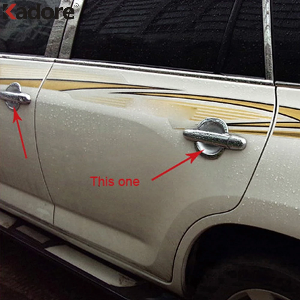 

Exterior Door Handle Bowl Cover Trim For Toyota RAV4 RAV 4 2009 5-Door Hatchback ABS Chrome Car Styling Accessories 5pcs/set