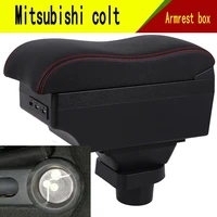 for colt z30 armrest box center console central store content storage box with cup holder usb interface phone holder arm rest