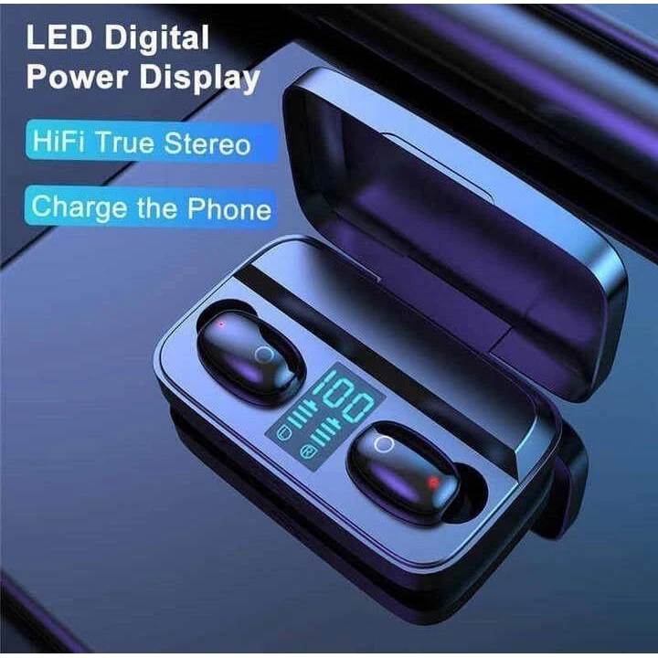 Headphones wireless touch Bluetooth A10s TWS With power bank box for musicfor phoneEarphones Electronics Audio headset Sound Accesories |