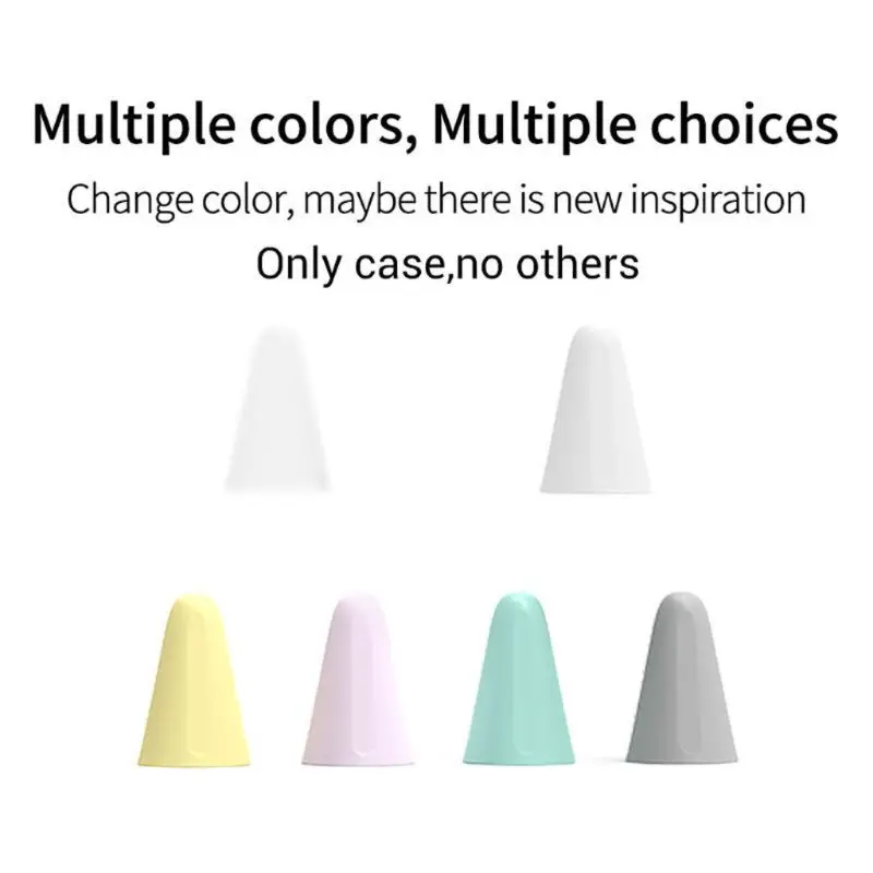 6Pcs Silicone Nib Cover for Apple Pencil 1 2 Tablet Stylus Touch Pen Case | Компьютеры и офис