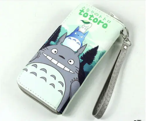 Robocar Poli аниме фигурку МИЛЫЙ Тоторо кошка из искусственной кожи Длинный кошелек