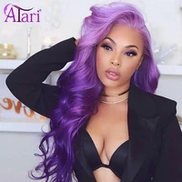transparent blonde colored human hair wig pre plucked body wave lace front wig peruvian virgin glueless wigs for black women
