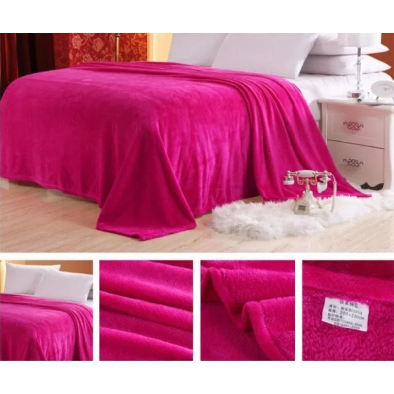 1 шт. мягкое Флисовое одеяло коралловые одеяла путешествия фланелевый диван