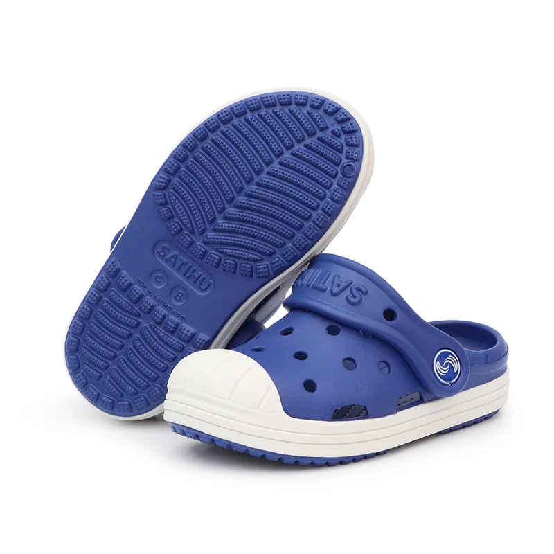 Пляжные шлепанцы для мальчиков и девочек детские сандалии летняя детская