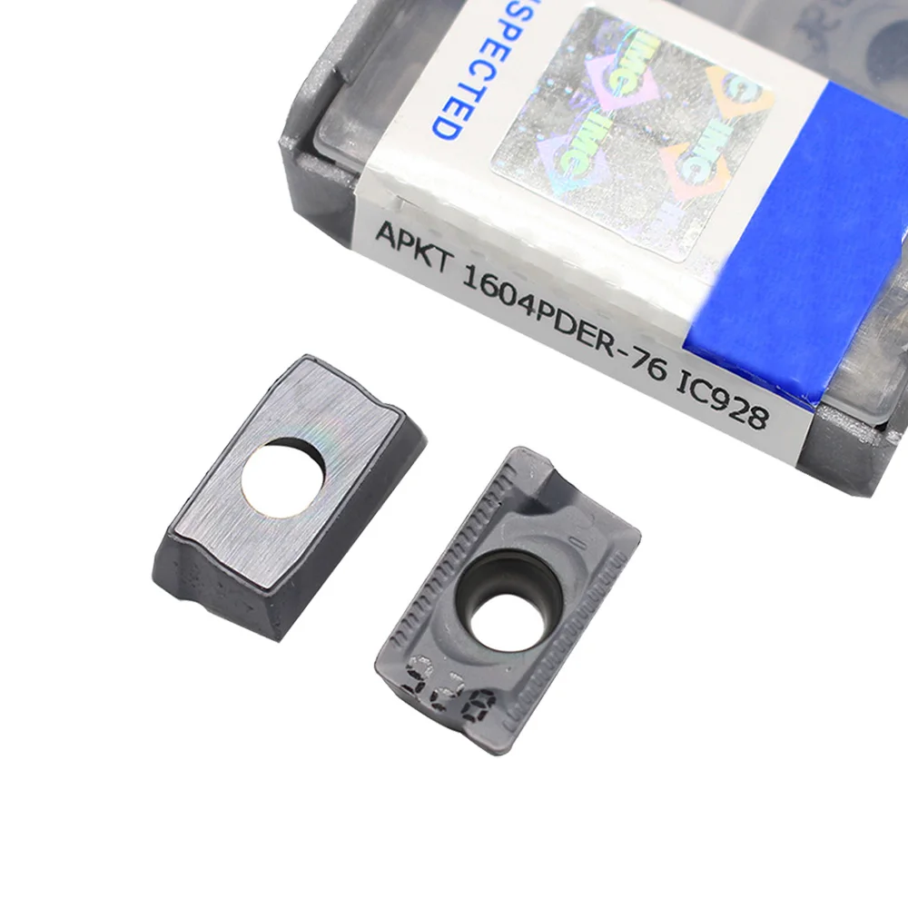 10 шт. APKT1604 PDER 76 IC928 фрезы твердосплавный инструмент для обработки деталей