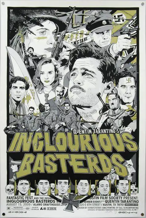 

24Style Choose Classic Movie Inglourious Basterds Art Silk Print Poster 24x36inch