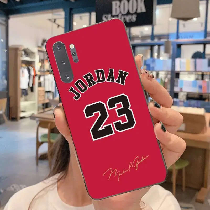 

Jordan 23 Phone Case For Samsung Galaxy Note20 ultra 7 8 9 10 Plus lite J7 J8 Plus 2018 Prime